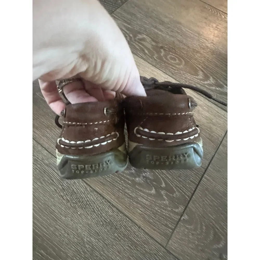 Dark brown sperry loafers‎ dress shoes 10.5